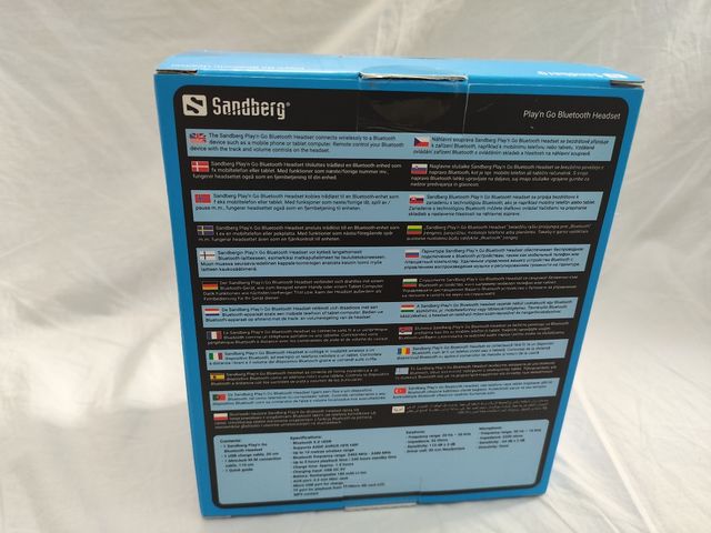 Auriculares Bluetooth nuevos, entrada microsd