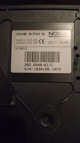 Decoder satellitare Nokia Mediamaster 9701 S