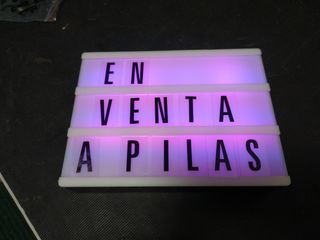 panel luminoso