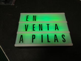 panel luminoso