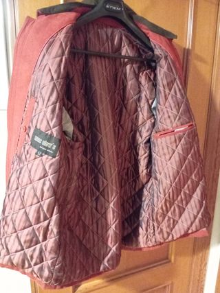 Chaquetón hombre tipo antelina