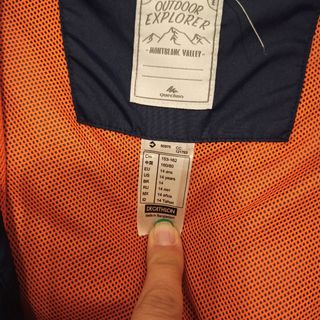 Chaqueta niño.  cortaviento. Quechua.