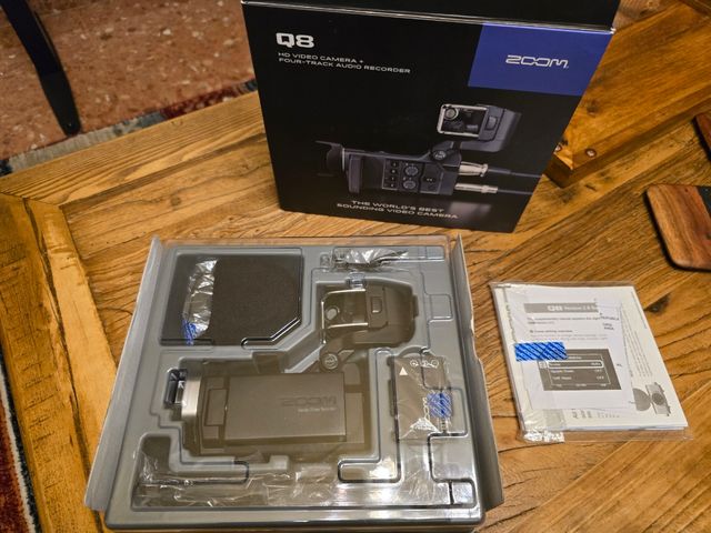 Zoom Q8 - cámara para músicos, online profesores