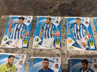 Cromos Real sociedad Adrenalyn Panini 