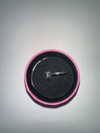 anillo plata tous