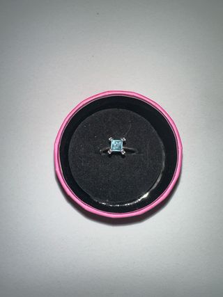 anillo plata tous