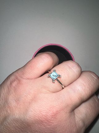 anillo plata tous