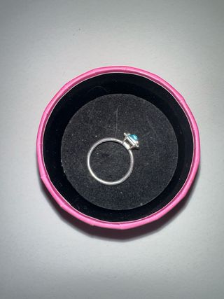 anillo plata tous