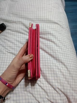 Cartera rosa mujer