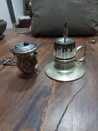 Objetos alpaca antiguo