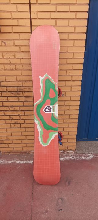 Snowboard y botas burton