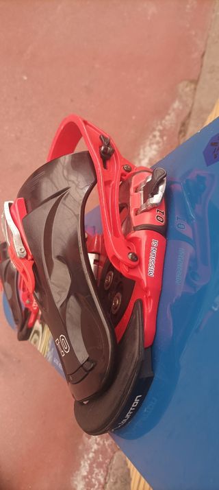 Snowboard y botas burton