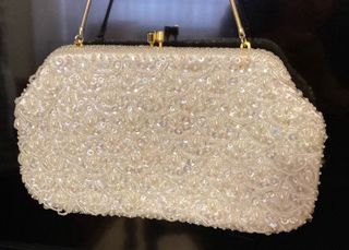 Bolso mano brillante,ceremonia vintage