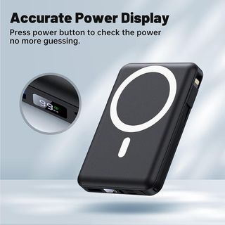 Power bank inalámbrico 10.000 mAh, PD 22,5 W