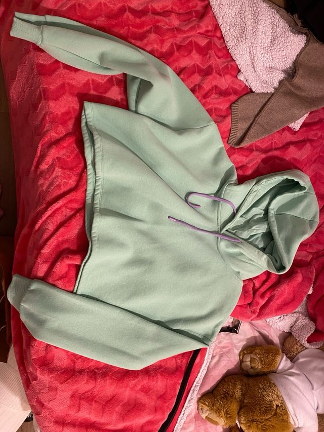 felpa corta oversize