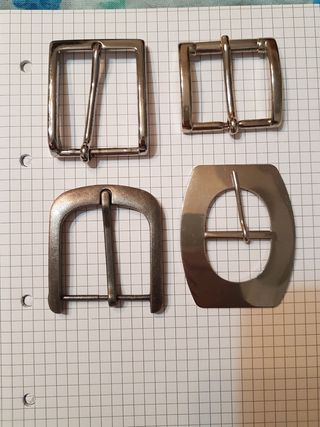 Lotto 7 fibbie da cintura