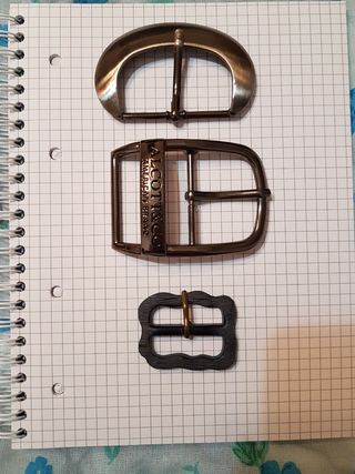 Lotto 7 fibbie da cintura