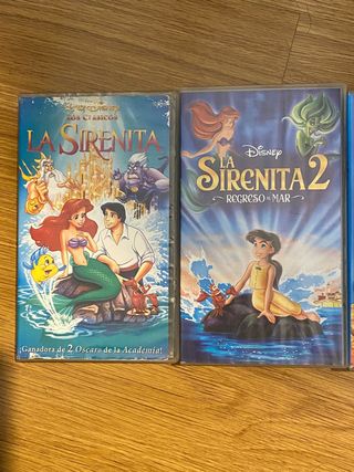 Pelicula VHS lote de La Sirenita
