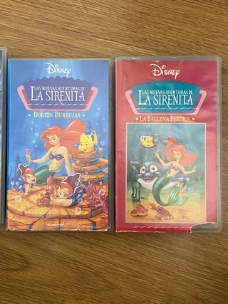 Pelicula VHS lote de La Sirenita