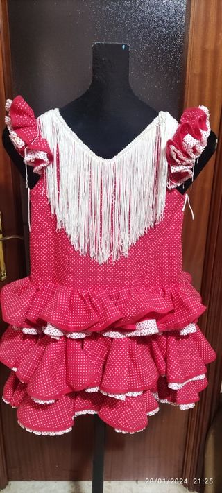Traje de flamenca niña,q