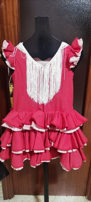 Traje de flamenca niña,q