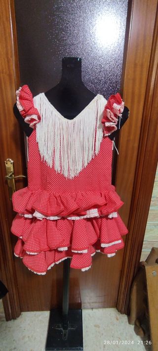 Traje de flamenca niña,q
