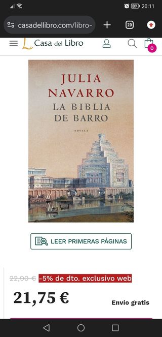 Libro: La biblia de barro