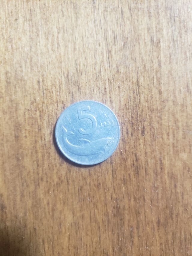 5 lire del 1954