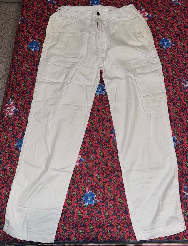 Pantaloni bianchi ragazzo/uomo Logica P. taglia M