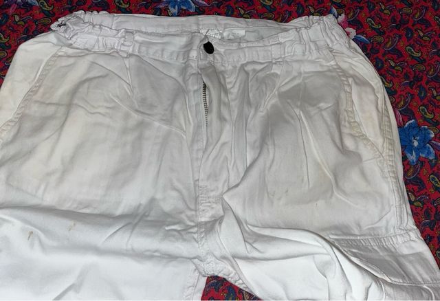 Pantaloni bianchi ragazzo/uomo Logica P. taglia M
