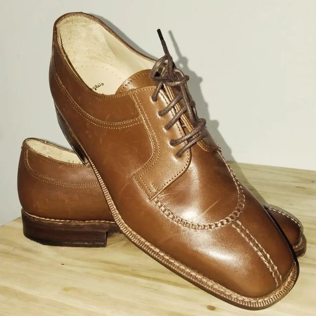 Zapatos Barrats de vestir de piel marrón