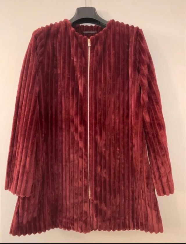 giacca velluto donna con zip