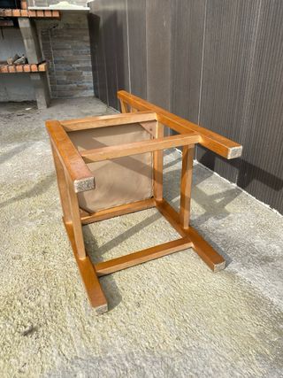 4 Sillas madera