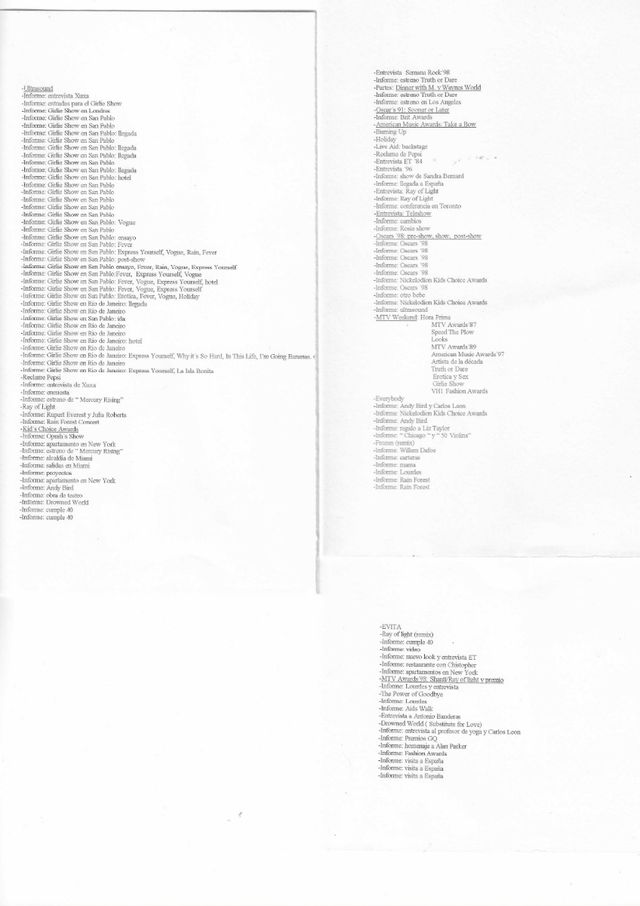 Coleccion VHS Madonna