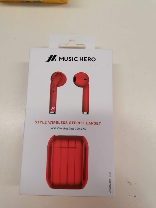 Cuffie Bluetooth rosse Sbs nuove