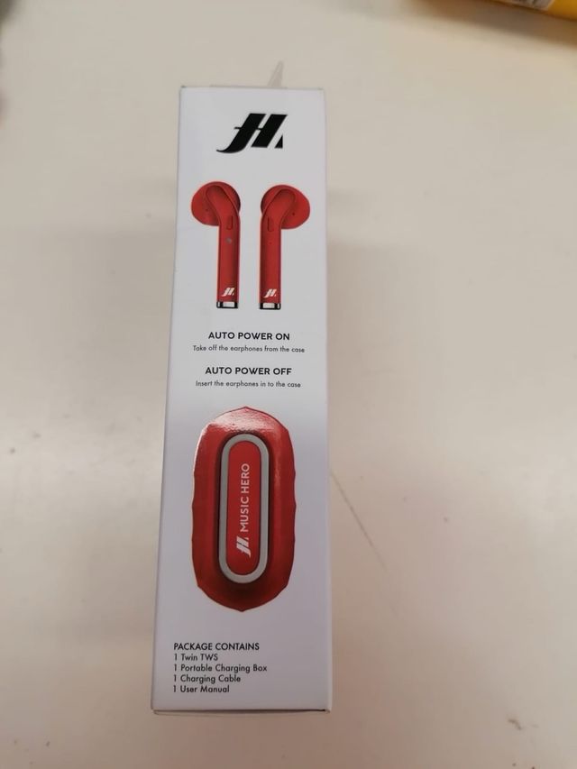 Cuffie Bluetooth rosse Sbs nuove