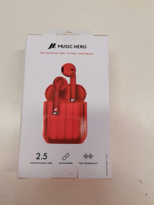 Cuffie Bluetooth rosse Sbs nuove