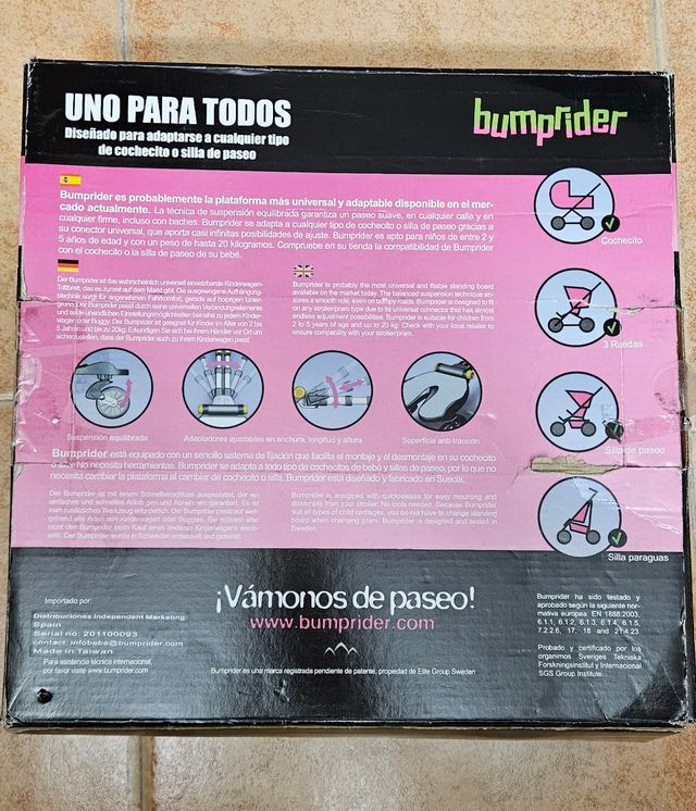 plataforma patinete universal bumprider