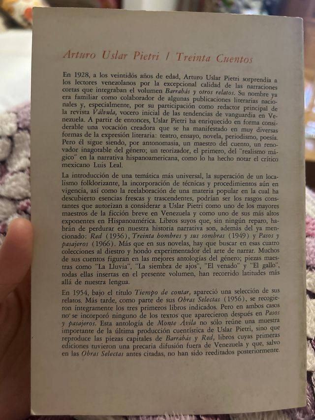 Treinta cuentos. Arturo Uslar Pietri.