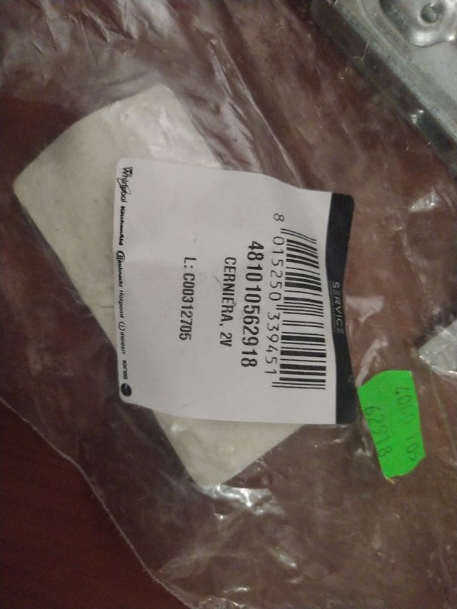 Bisagra horno con muelle parte derecha