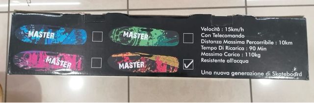 Skateboard elettrico Master nuovo