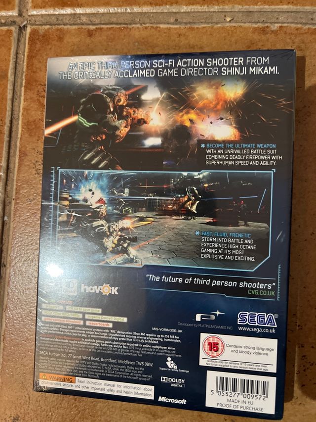 Vanquish - Edizione lenticolare - SIGILLATA - XBOX 360