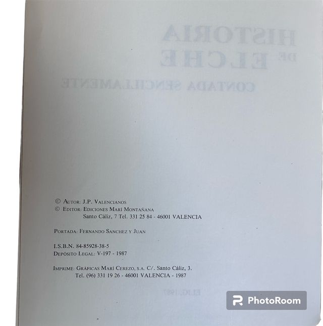 Historia de elche contada sencillamente