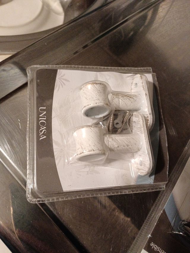 Soportes de cortina/manivelas