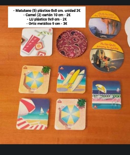 POSAVASOS ( varias fotos )