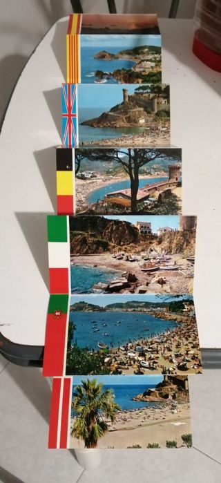 POSTALES DE TOSSA DE MAR (COSTA BRAVA). ACORDEÓN