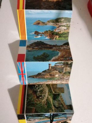POSTALES DE TOSSA DE MAR (COSTA BRAVA). ACORDEÓN