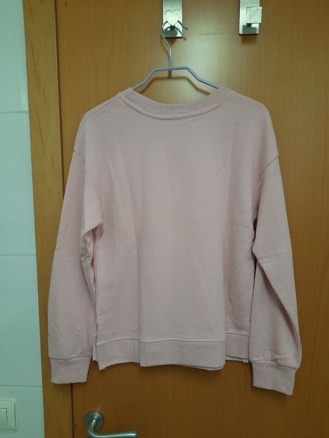 Sudadera rosa empolvado nueva