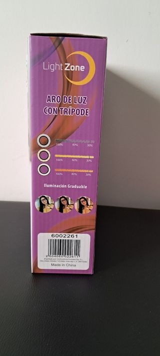 Aro de luz con tripode,