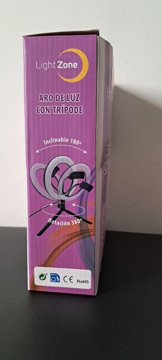 Aro de luz con tripode,
